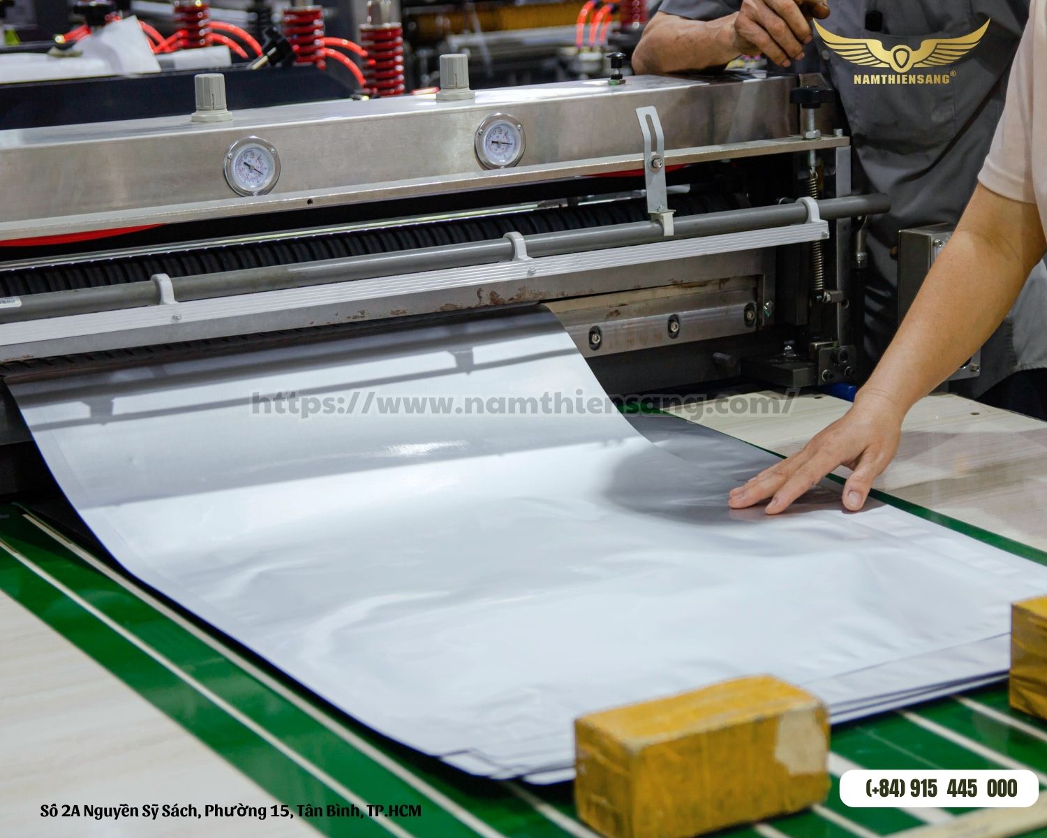 In ấn túi nhôm tại Nam Thiên Sáng